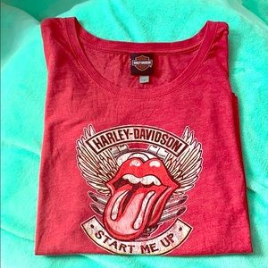 Harley-Davidson red t-shirt